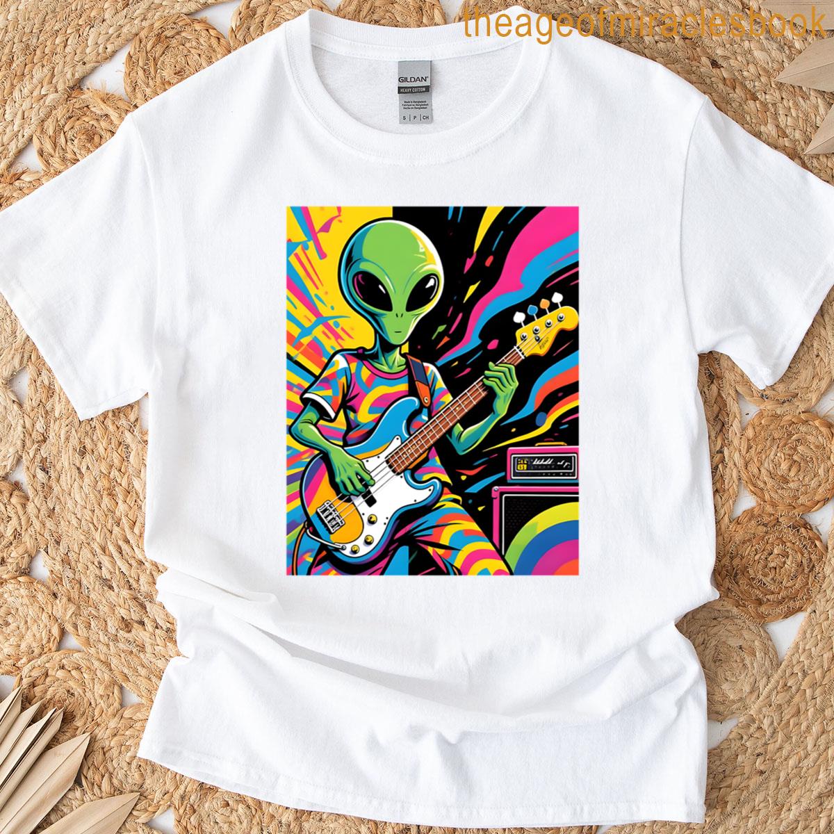 Alien Bass Player T-shirt