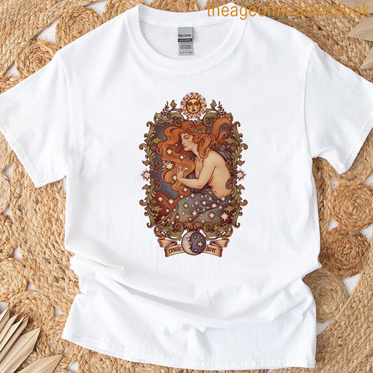Cosmic Lover – Color Version Fitted T-shirt
