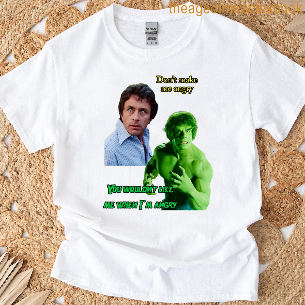 Dont Make Me Angry Oversized T-shirt