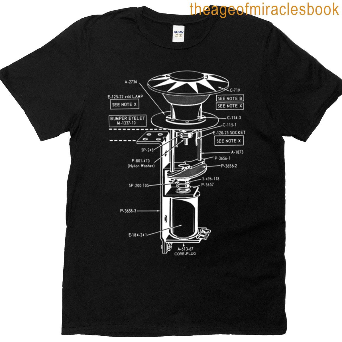 Pinball Bumper Schematic T-shirt
