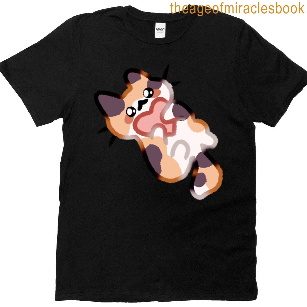 Sleepy Calico Cat T-shirt