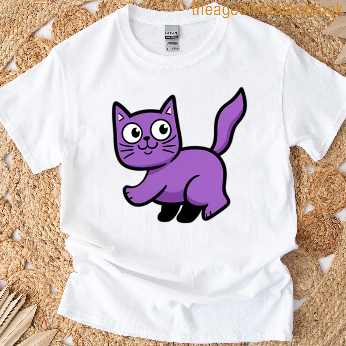 The Purr-ple Cat T-shirt