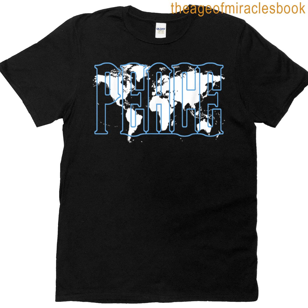 World Map Peace On Earth T-shirt