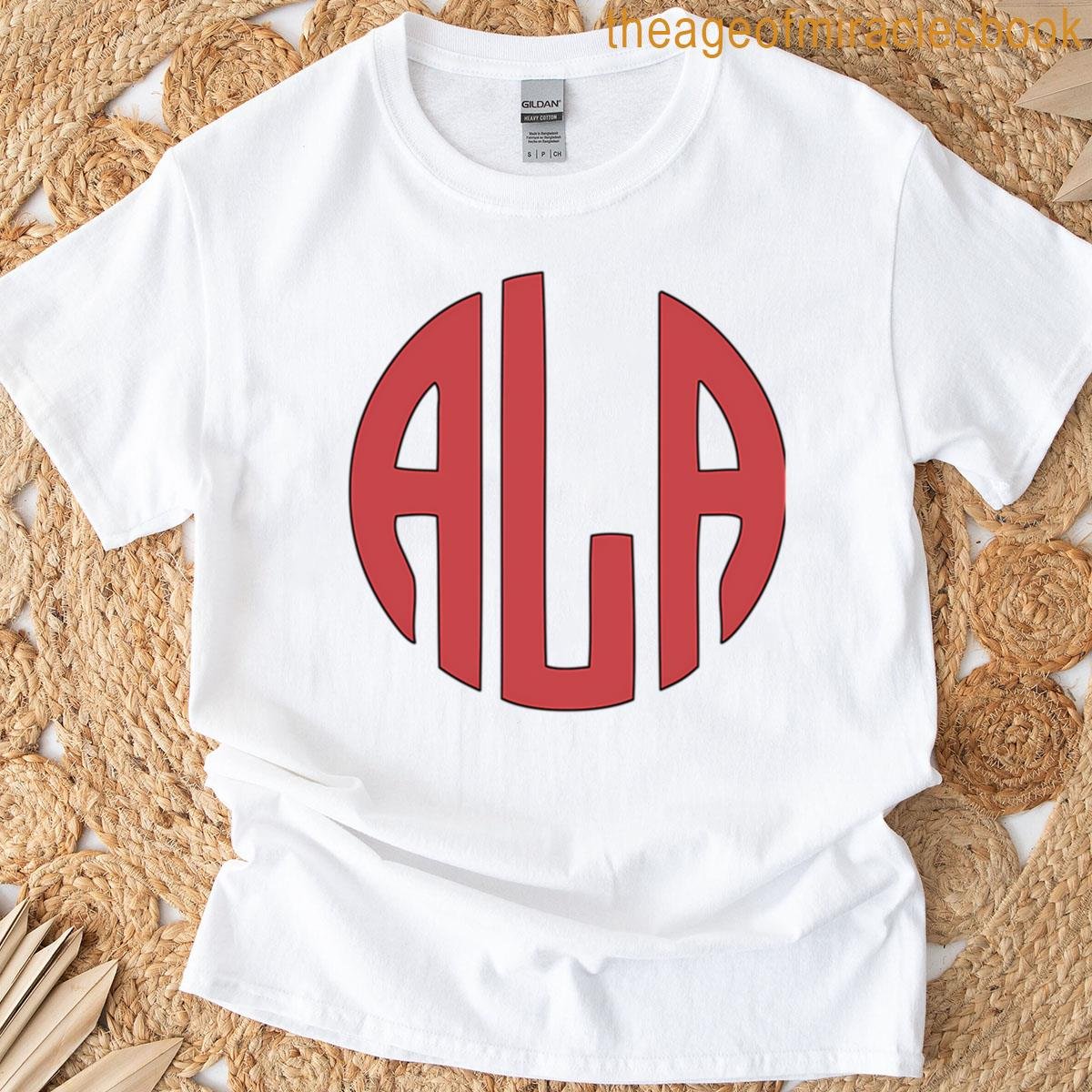 Alabama State Abbreviation T-shirt