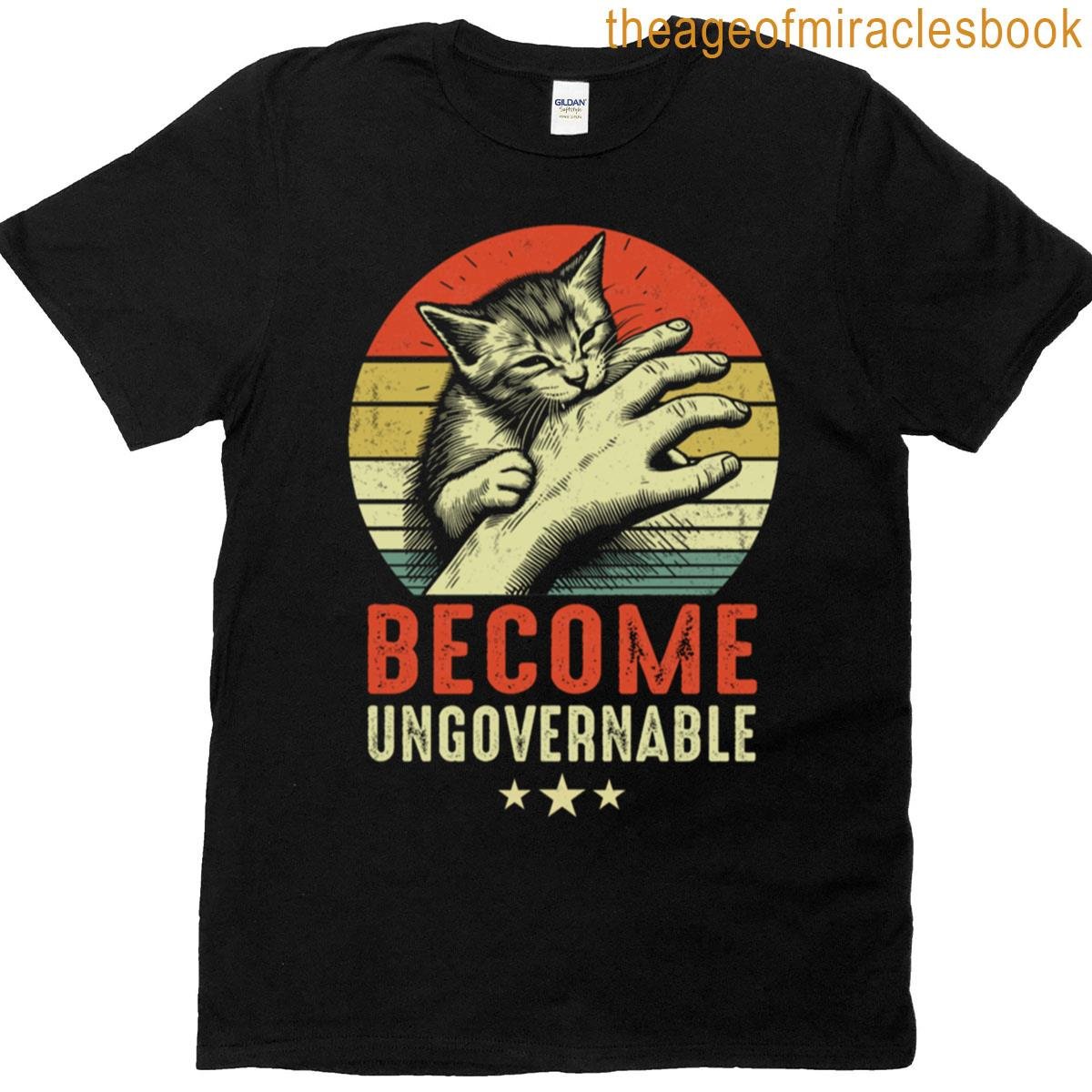 Become Ungovernable Cat Bite Oversized T-shirt
