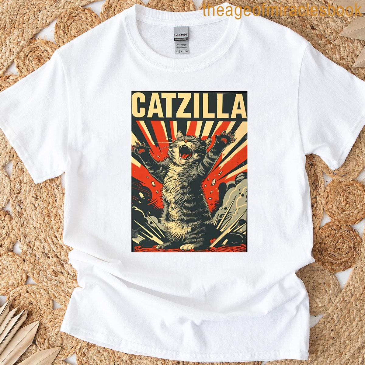 Catzilla Cute T-shirt