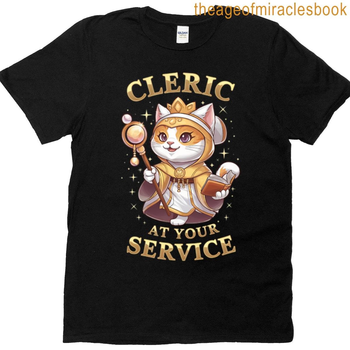Cleric At Your Service T-shirt
