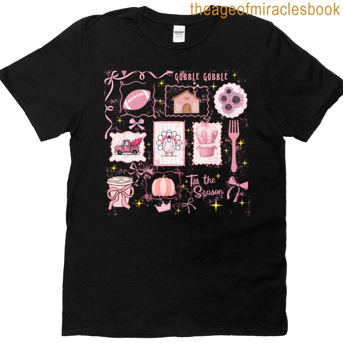 Coquette Gobble Grunge Collage T-shirt