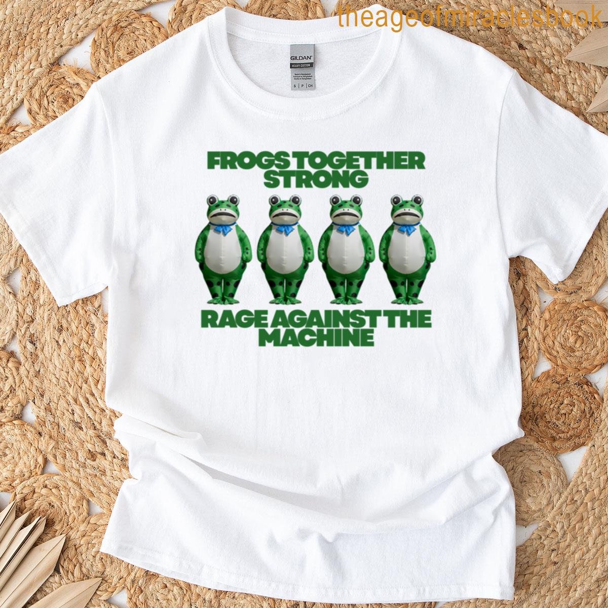 Frog Together Strong Rage Against The Machine T-shirt