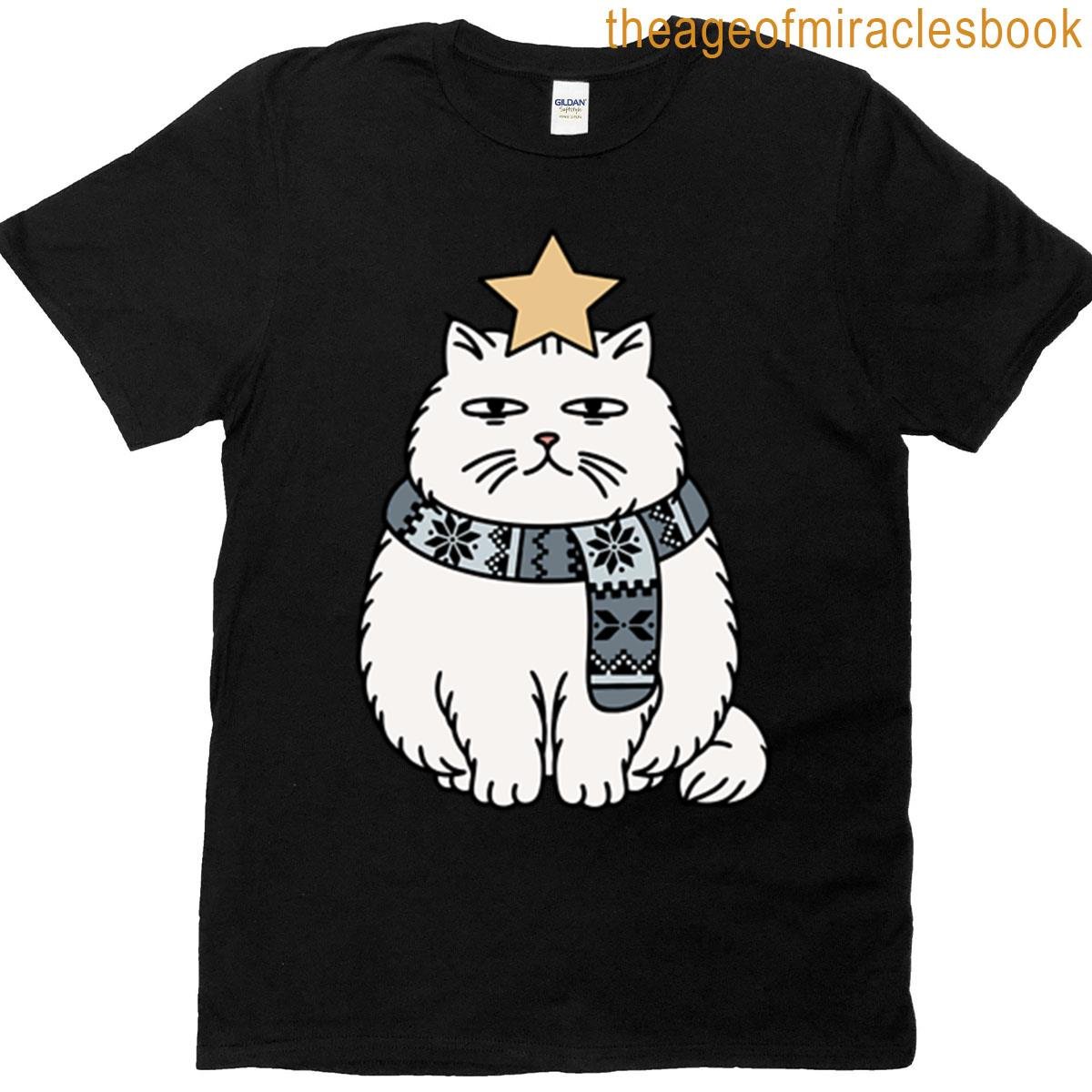 Grumpy Christmas Cat T-shirt