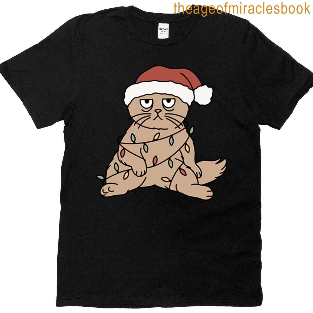 Meowy Christmas Oversized T-shirt