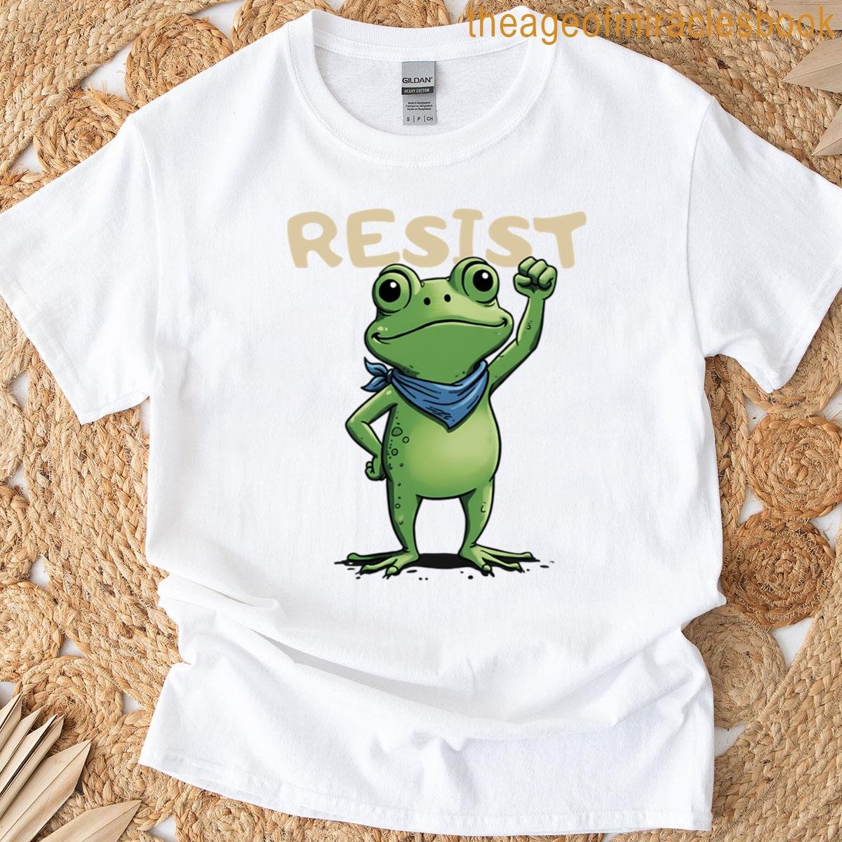 Resist Frog Portland Frog Protest T-shirt