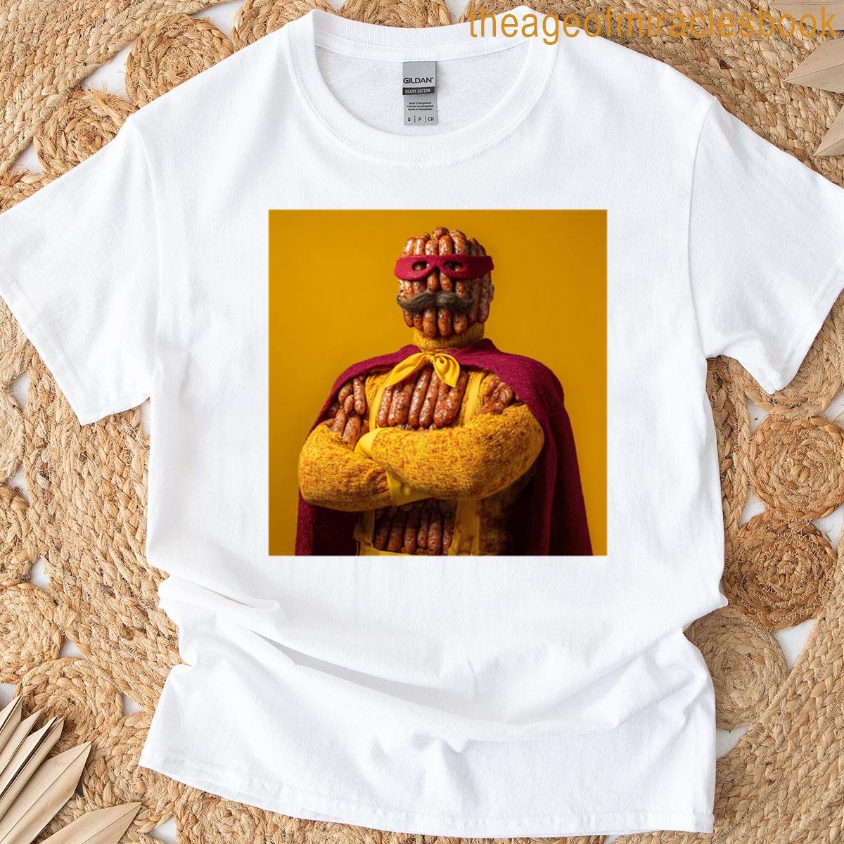 Super Sausages Man T-shirt Super Sausages Man T-shirt