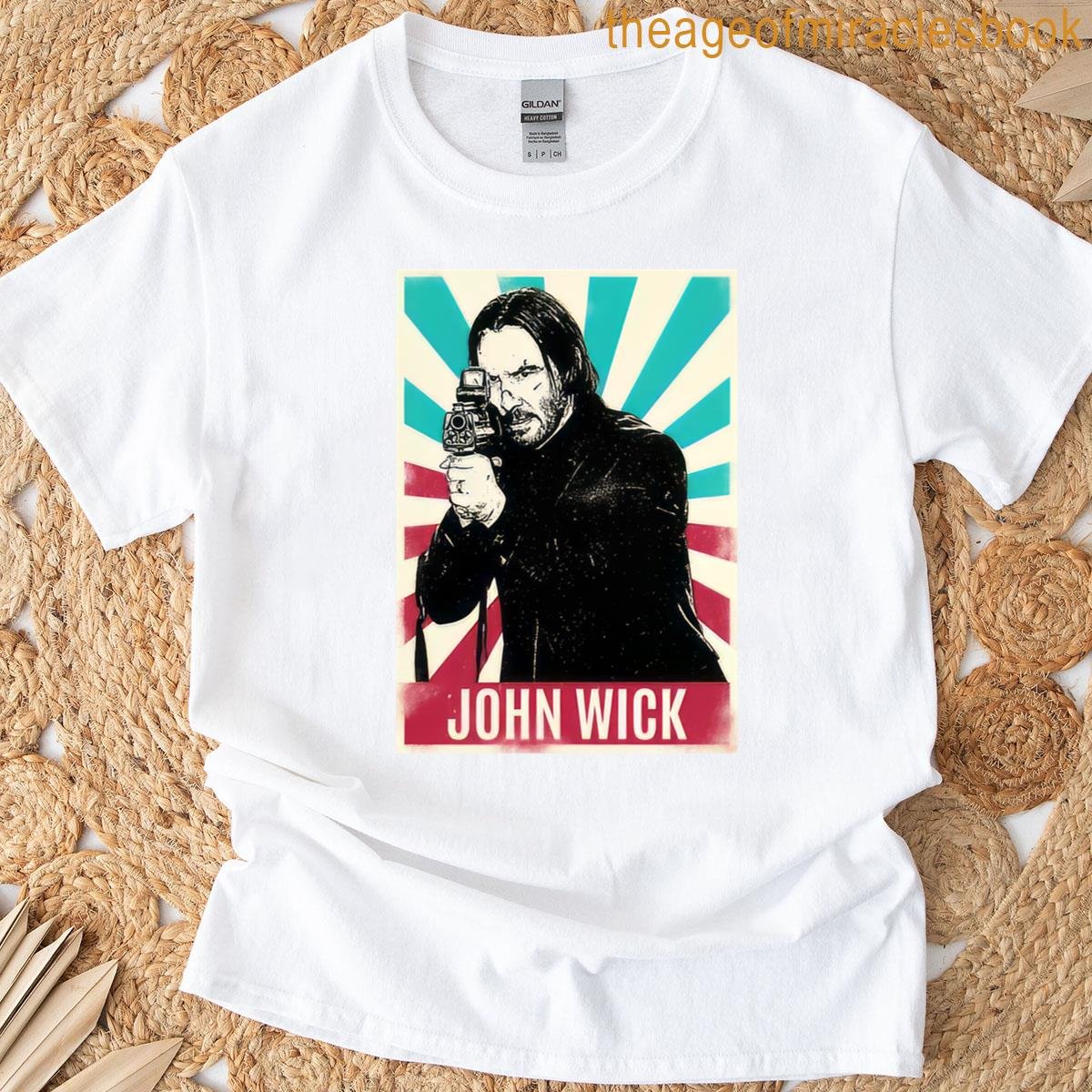 Vintage Retro John Wick T-shirt