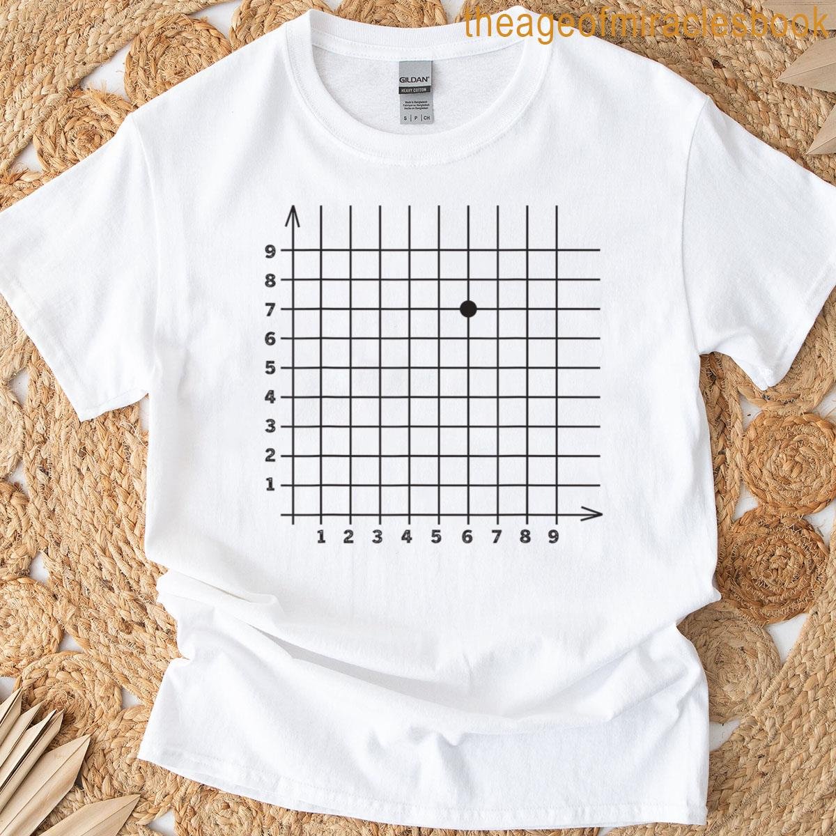 Coordinate 67 Funny Math Teacher 67 Math Lover T-shirt