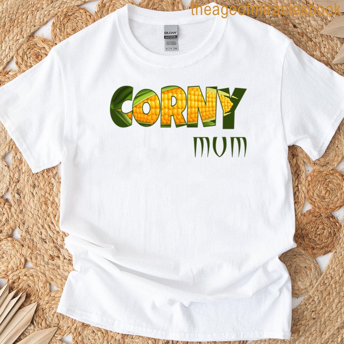 Corny Mum On Yellow T-shirt