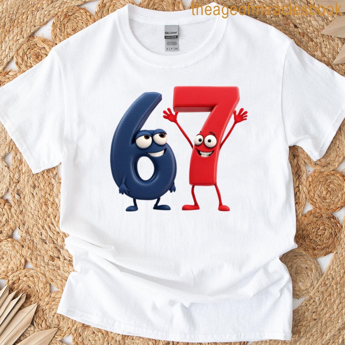 Goofy 67 Meme Characters Oversized T-shirt