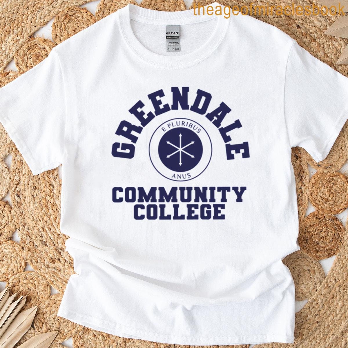 Greendale Community Collage Blue T-shirt