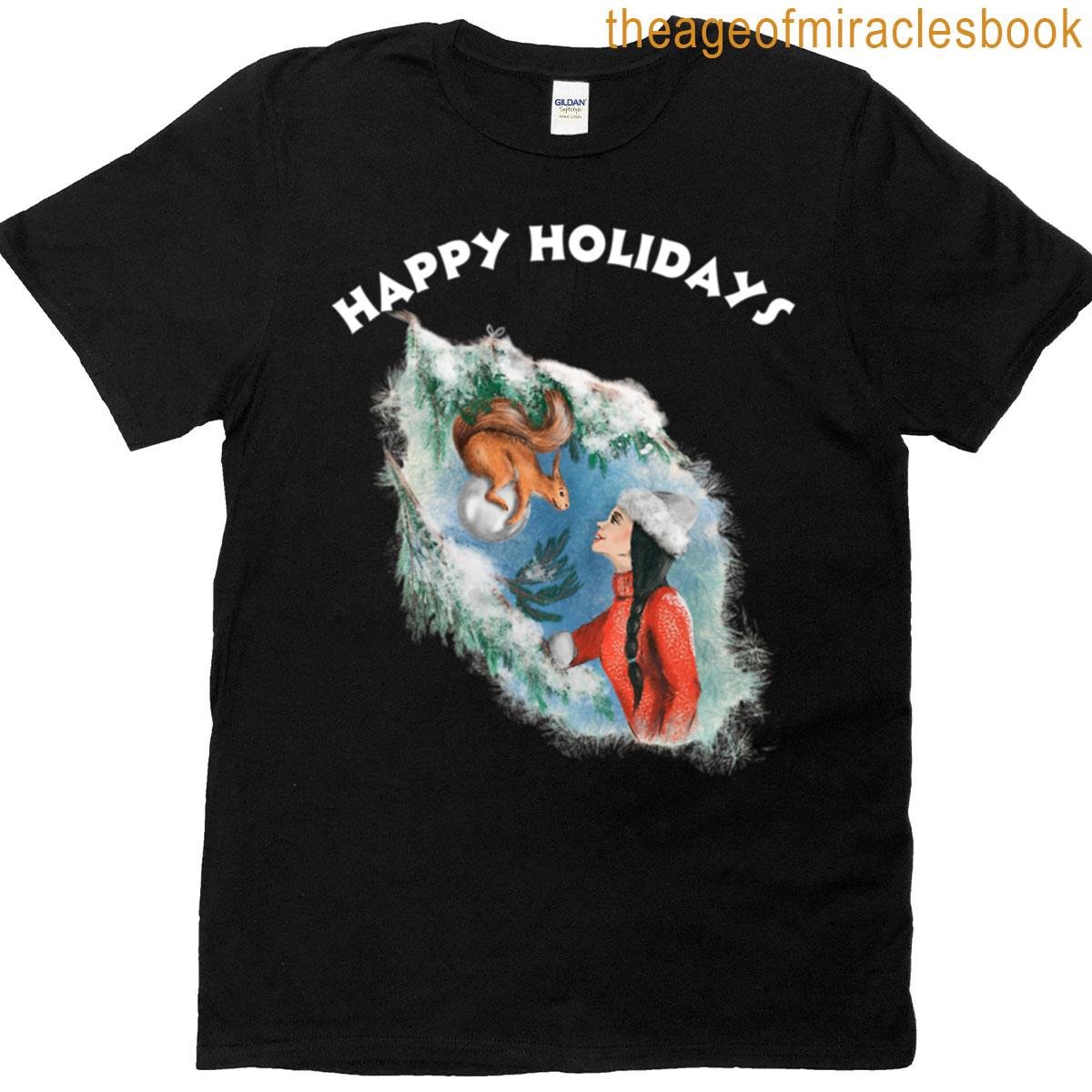 Happy Holidays Oversized T-shirt