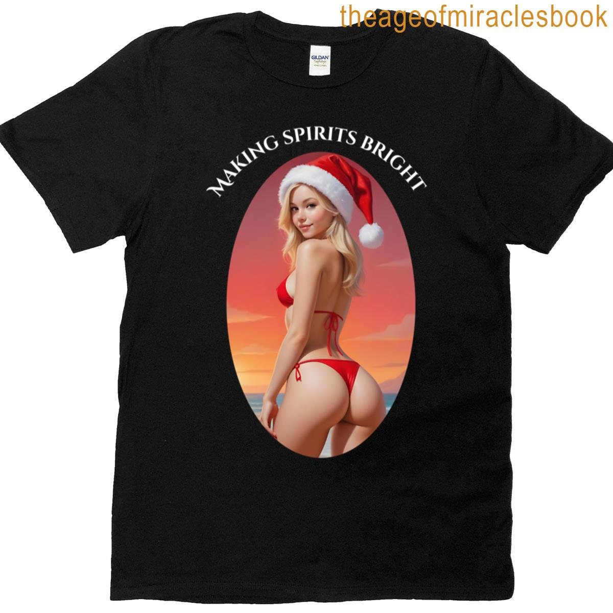 Making Spirits Bright Christmas Tee T-shirt