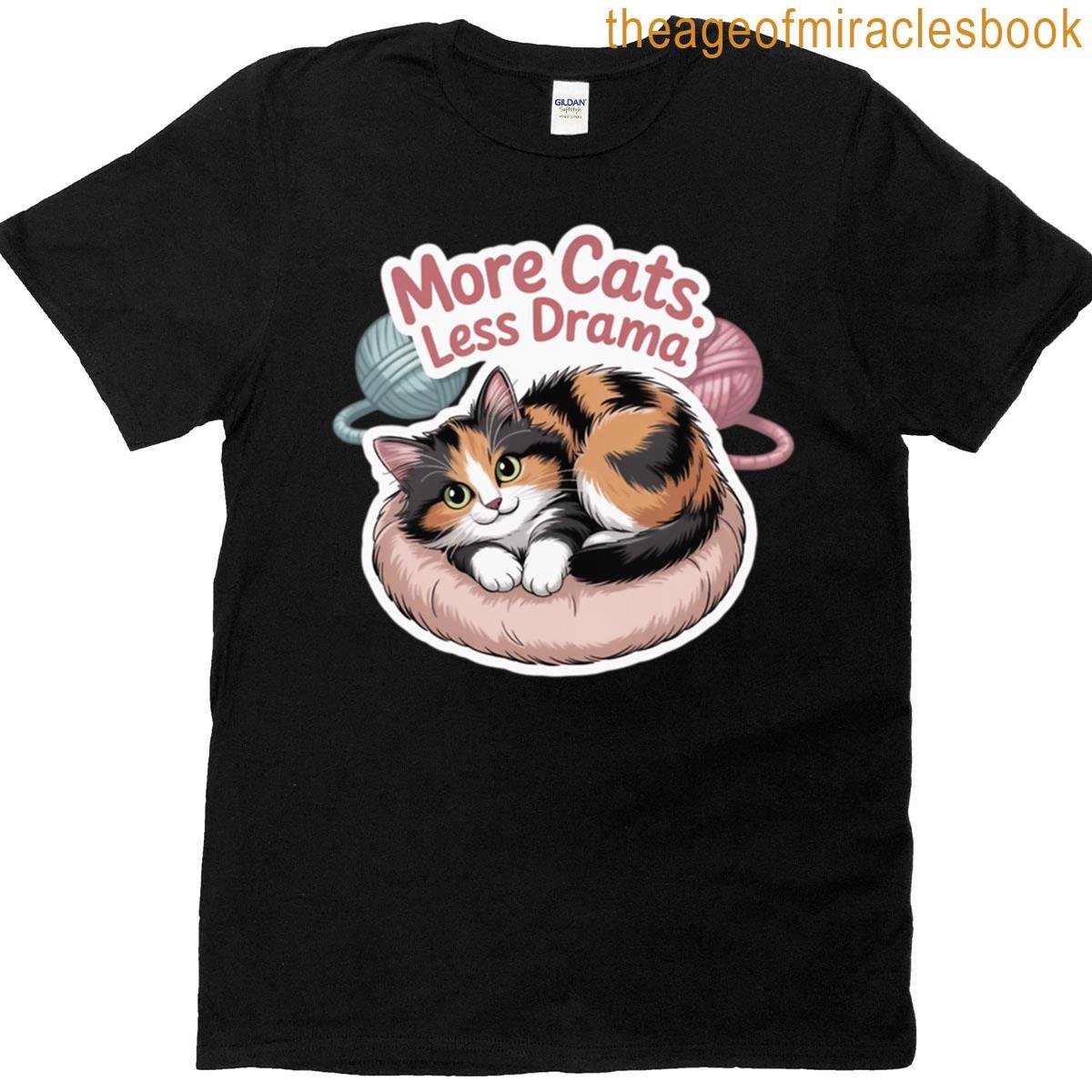 More Cats Less Drama Oversized T-shirt