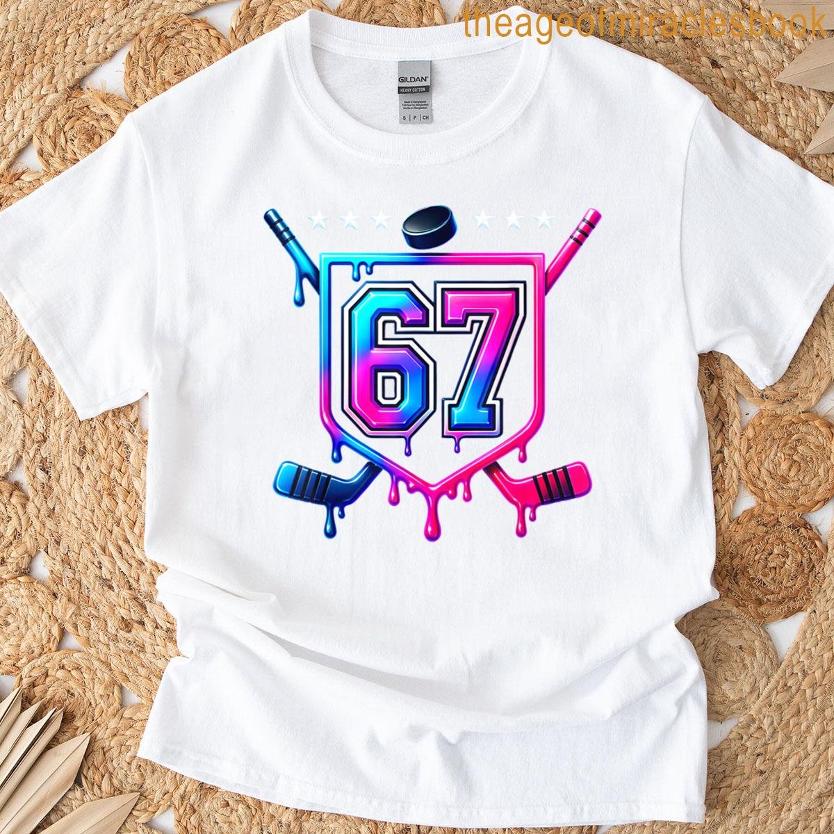 Six Seven Hockey Drip T-shirt