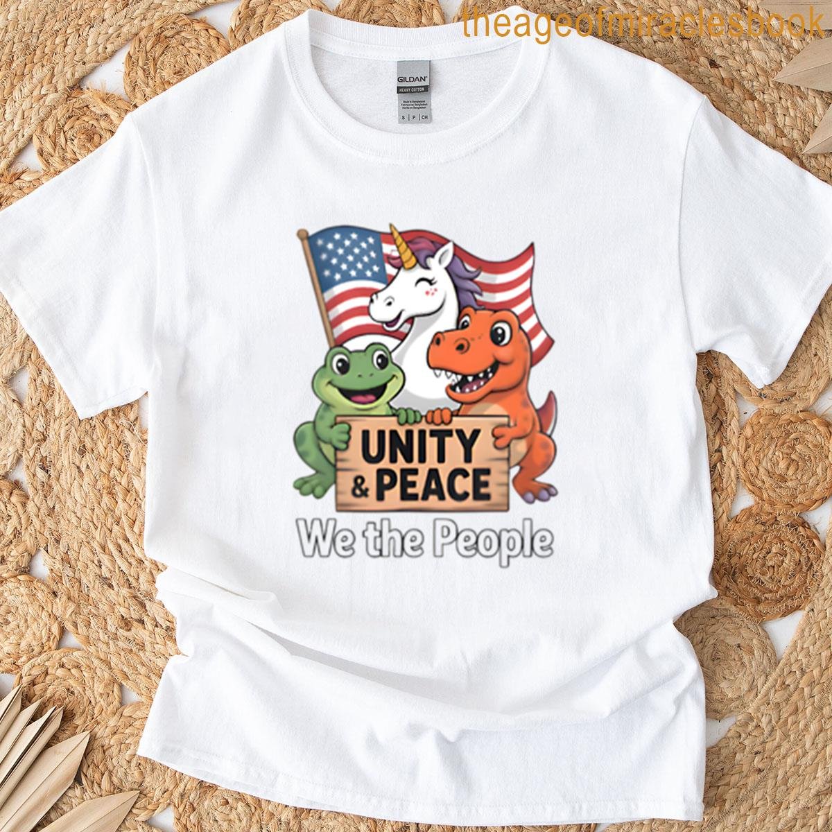 Unity Peace – Frog Unicorn And T-rex T-shirt