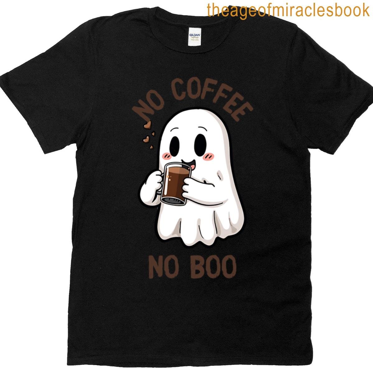 Cute Ghost Coffee Lover T-shirt