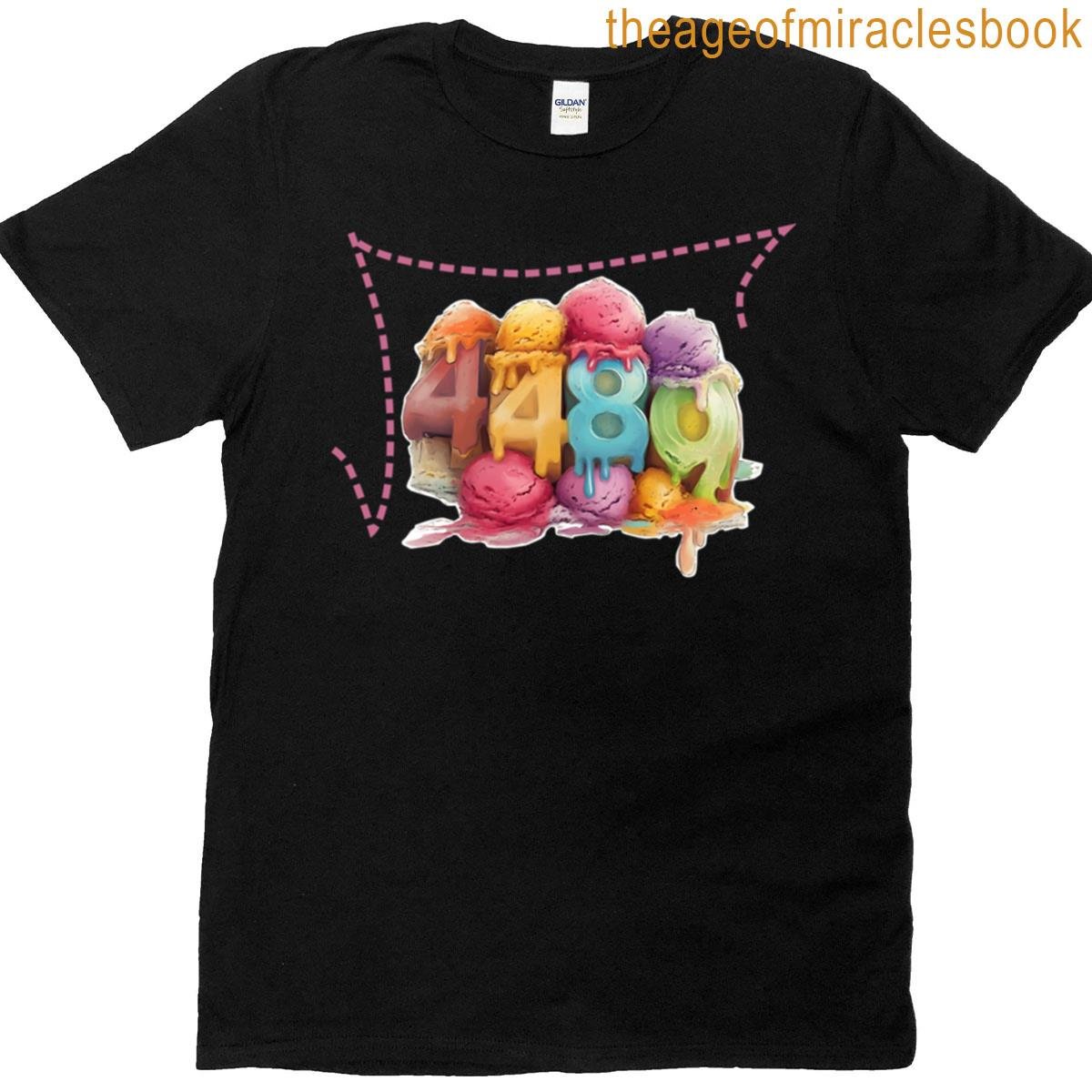 Ice Cream Drip Square Root 4489 T-shirt