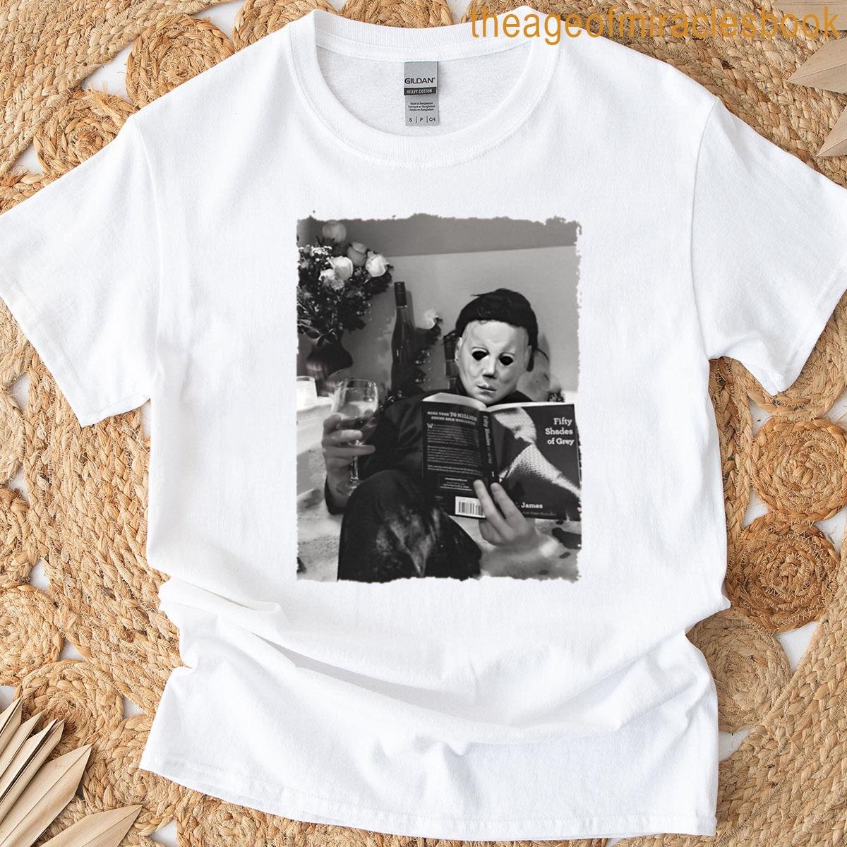 Michael Reading Horror Movie T-shirt