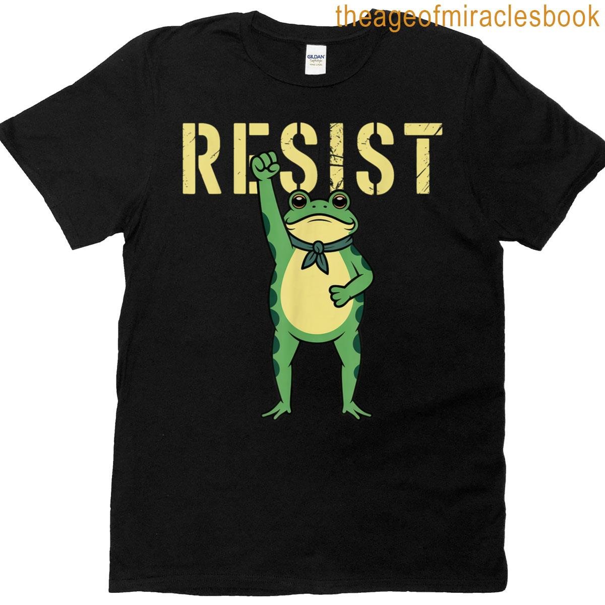 Resist Frog Portland Frog Protest T-shirt