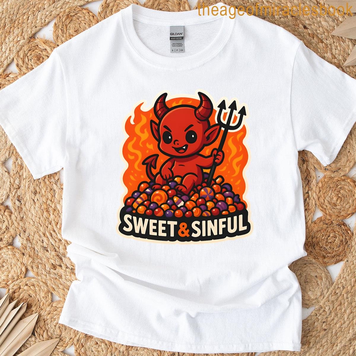 Sweet Sinful Cute Candy Devil T-shirt