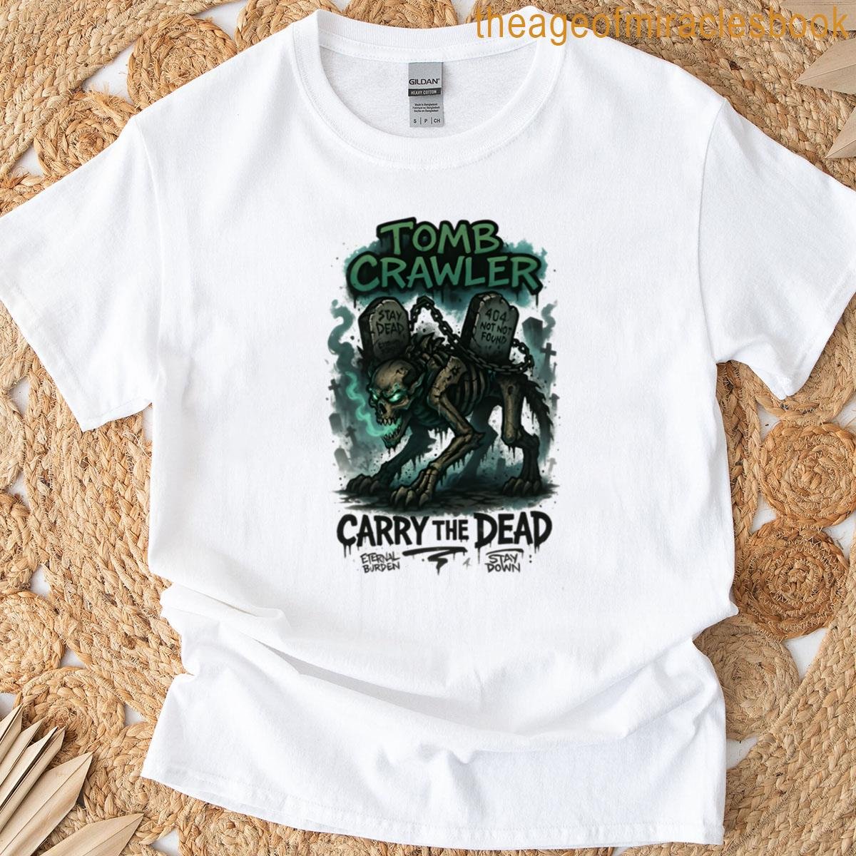 Tomb Crawler Graffiti Horror Monster T-shirt