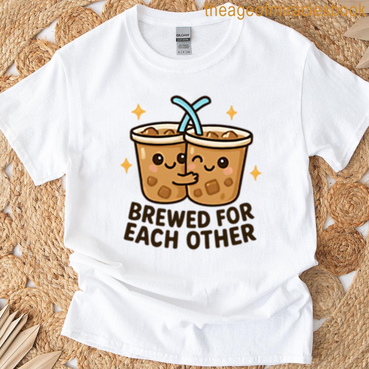 Two Iced Coffee Hugging T-shirt