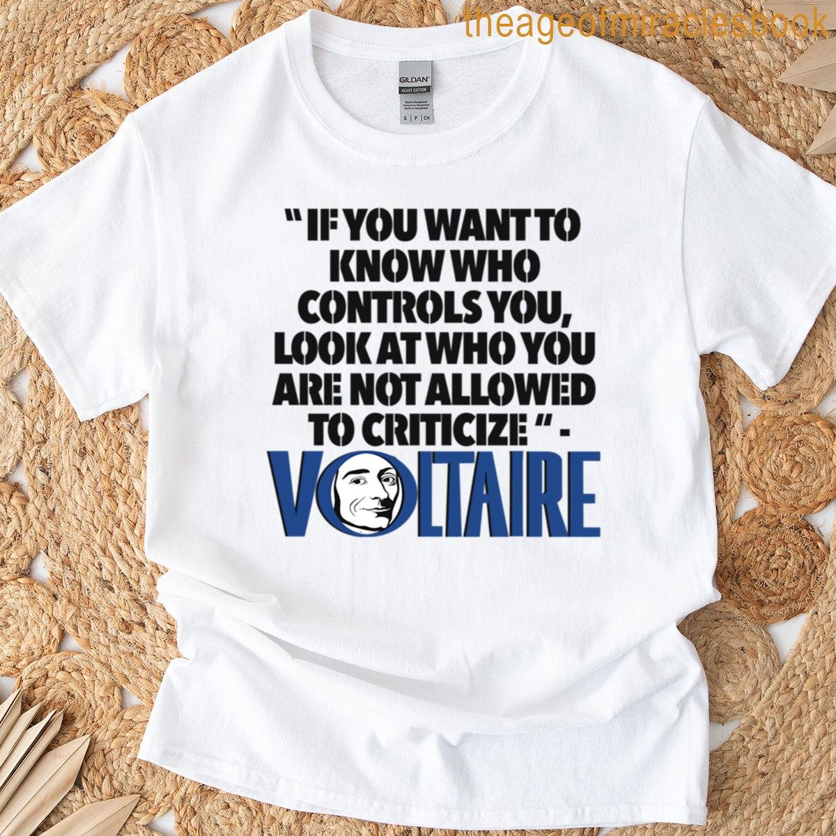 Voltaire Quote T-shirt
