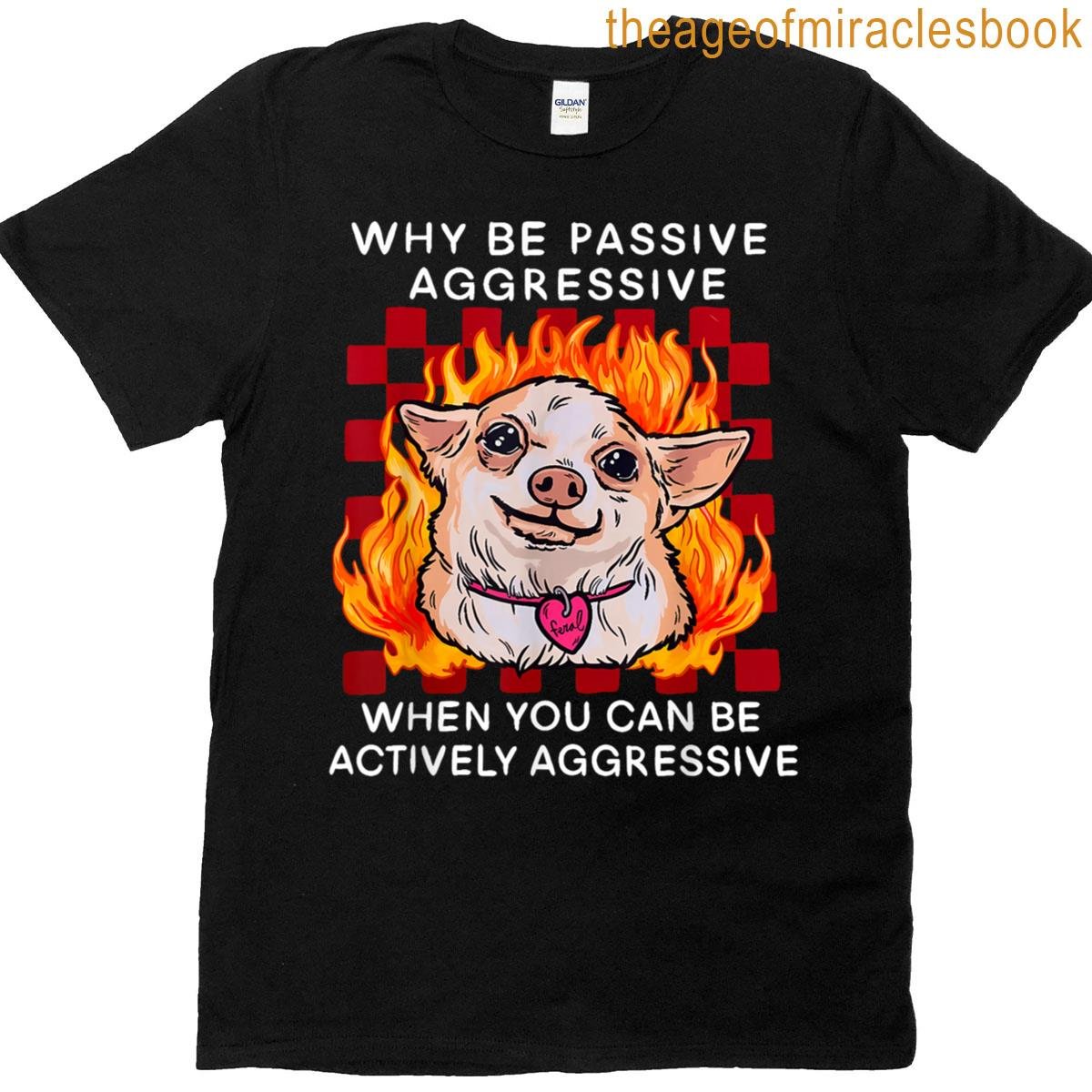 Why Be Passive Aggressive When You Can Be Actively T-shirt