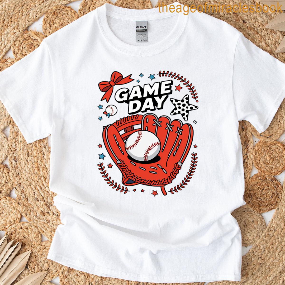 Baseball Coquette Game Day T-shirt