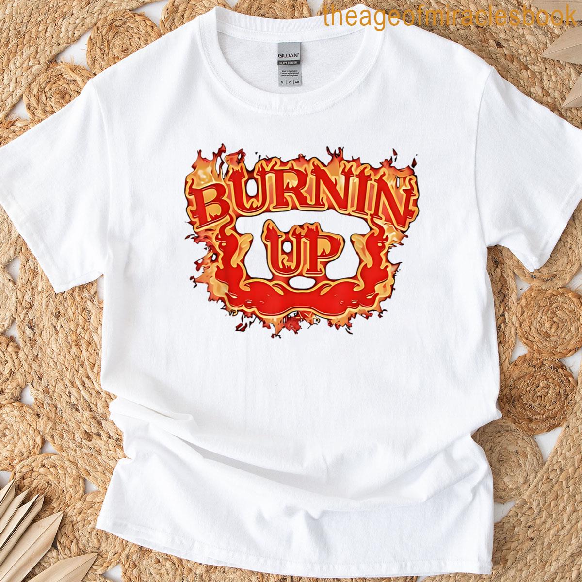 Burnin Up Flames Vintage T-shirt