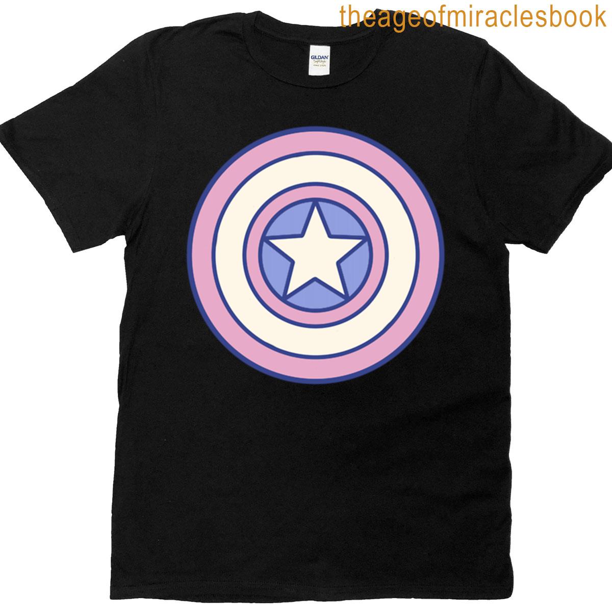 Captain America Shield – Pastel Muted Edition T-shirt