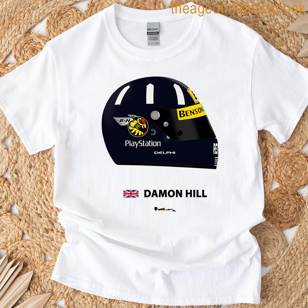Damon Hill 1998 Helmet T-shirt