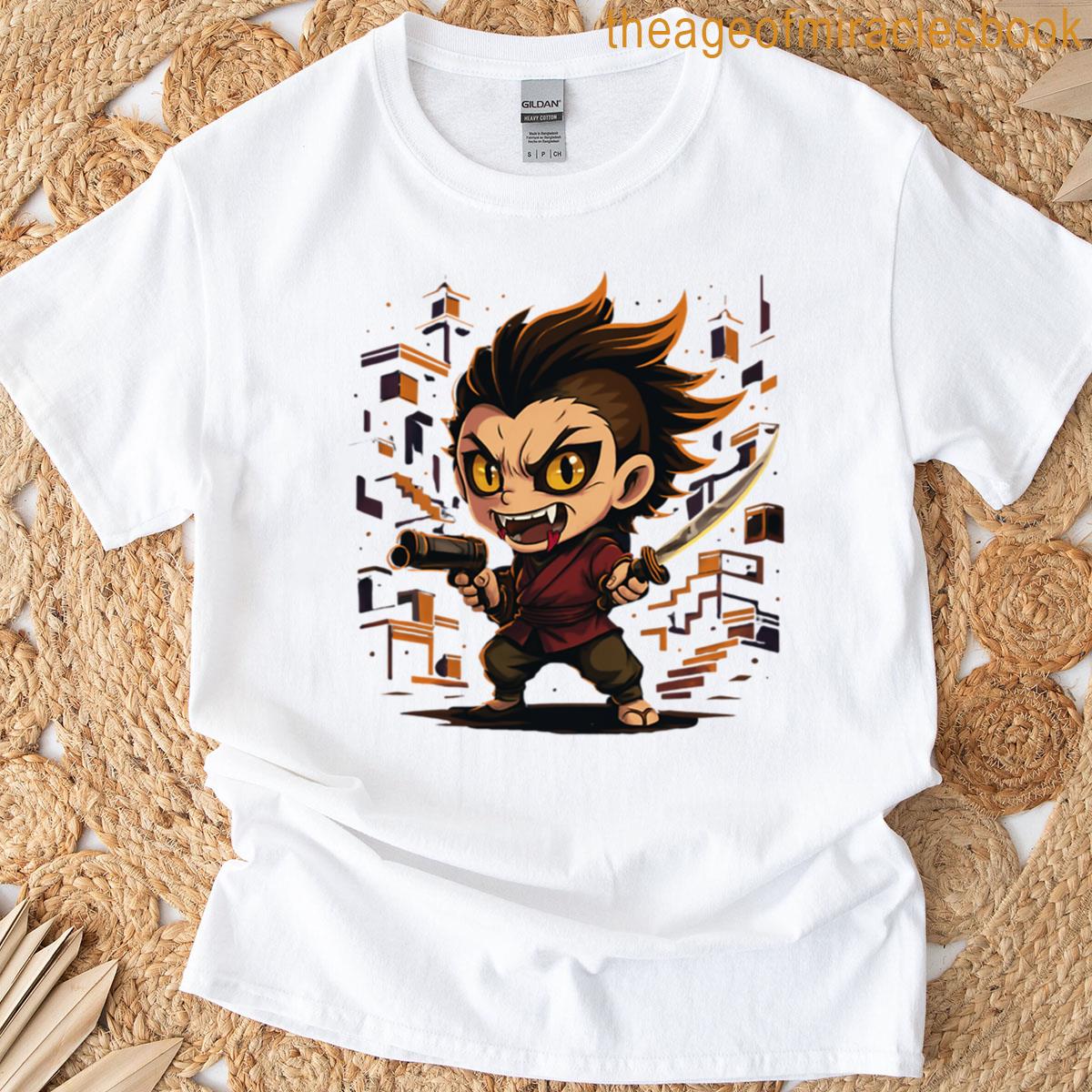 Feral Chibi Fierce Fighter T-shirt