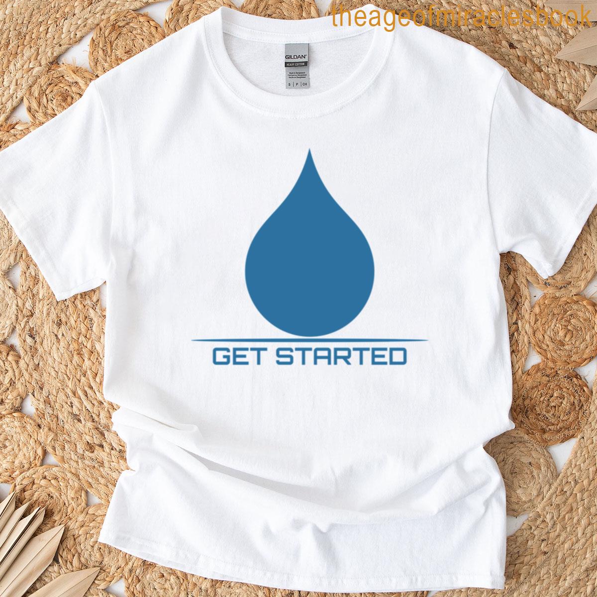 Get Started – Water Design T-shirt