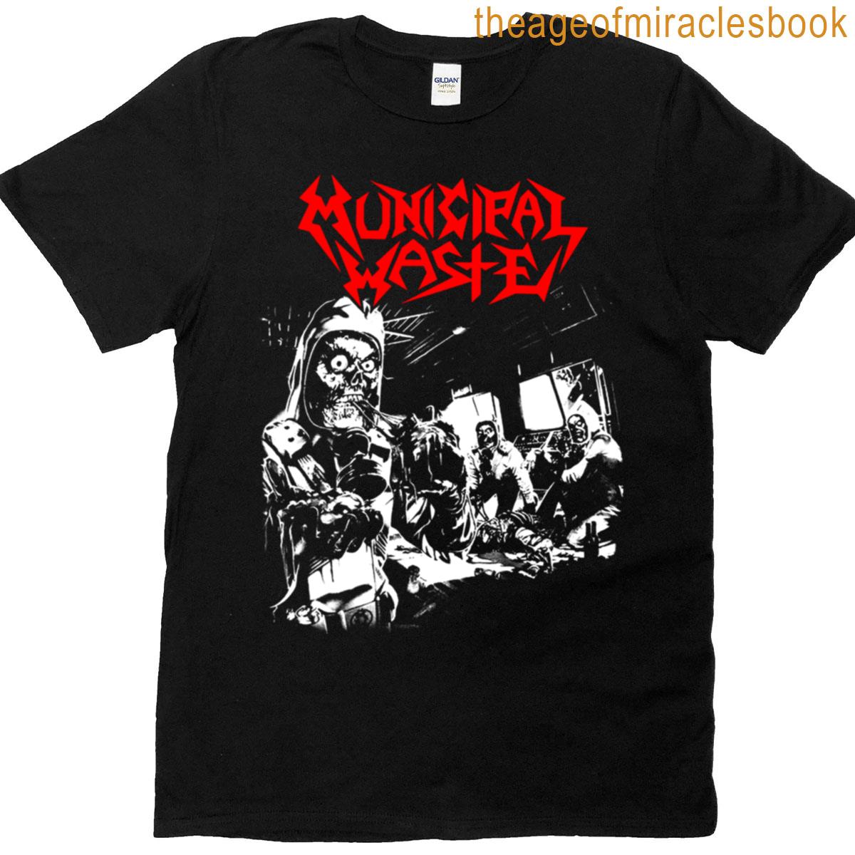 Heavy Metal Skull Silhouette T-shirt
