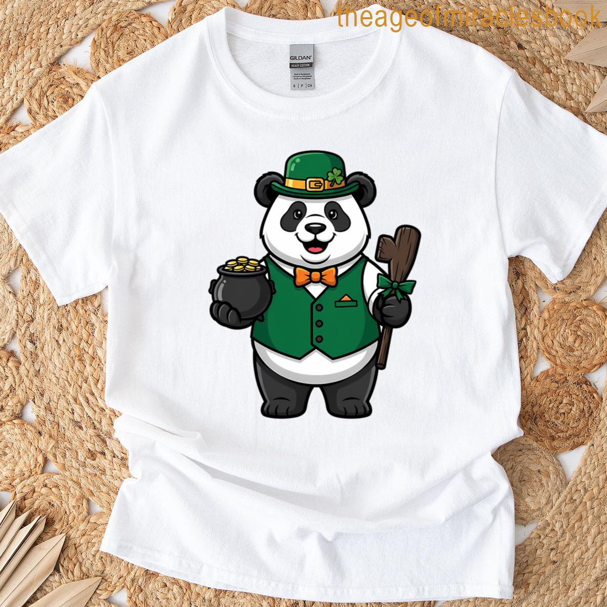 Lucky Panda St Patricks Day T-shirt Lucky Panda St Patricks Day T-shirt