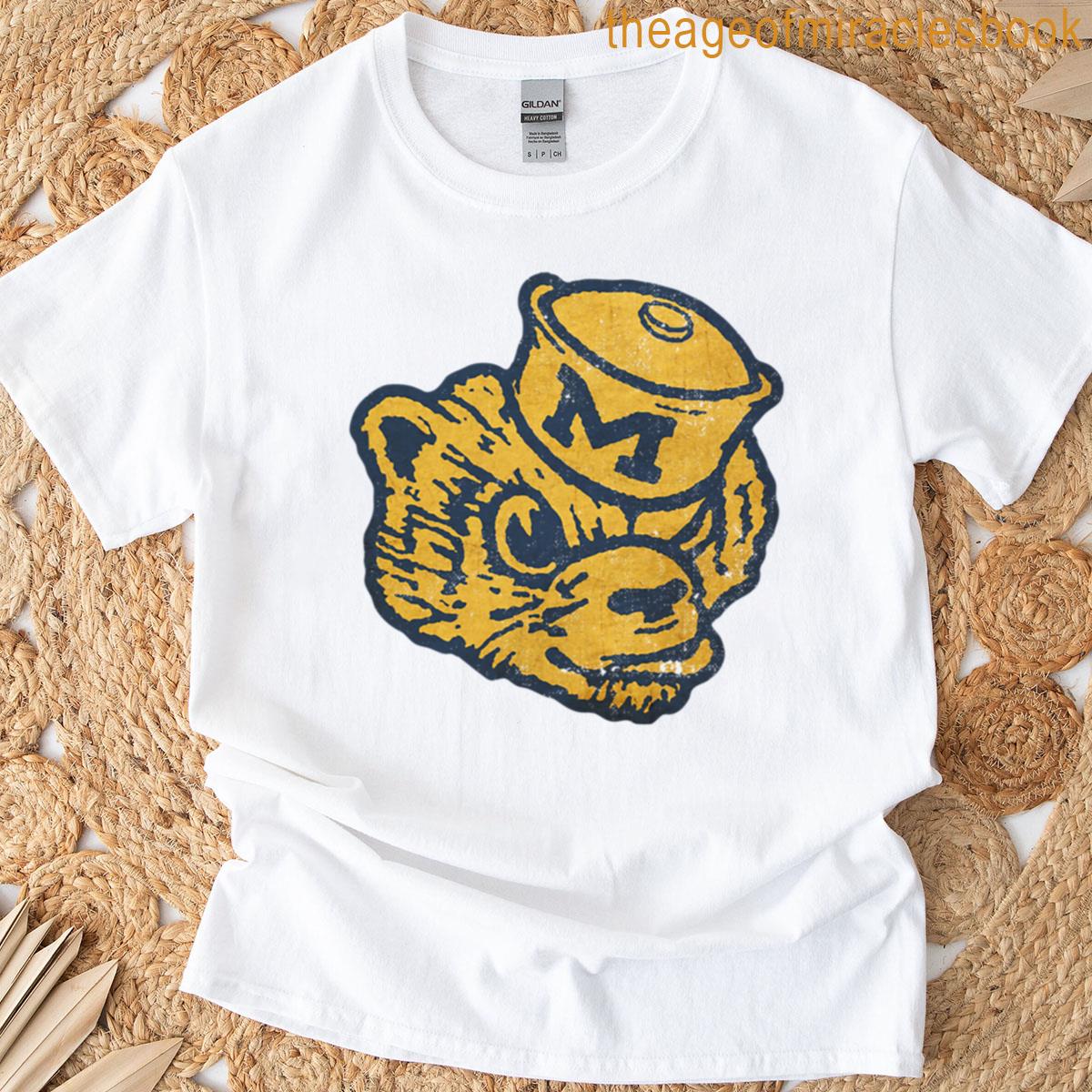 Michigan Wolverines Vintage Logo T-shirt