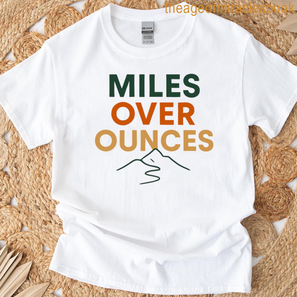 Miles Over Ounces Ultralight Backpacking T-shirt