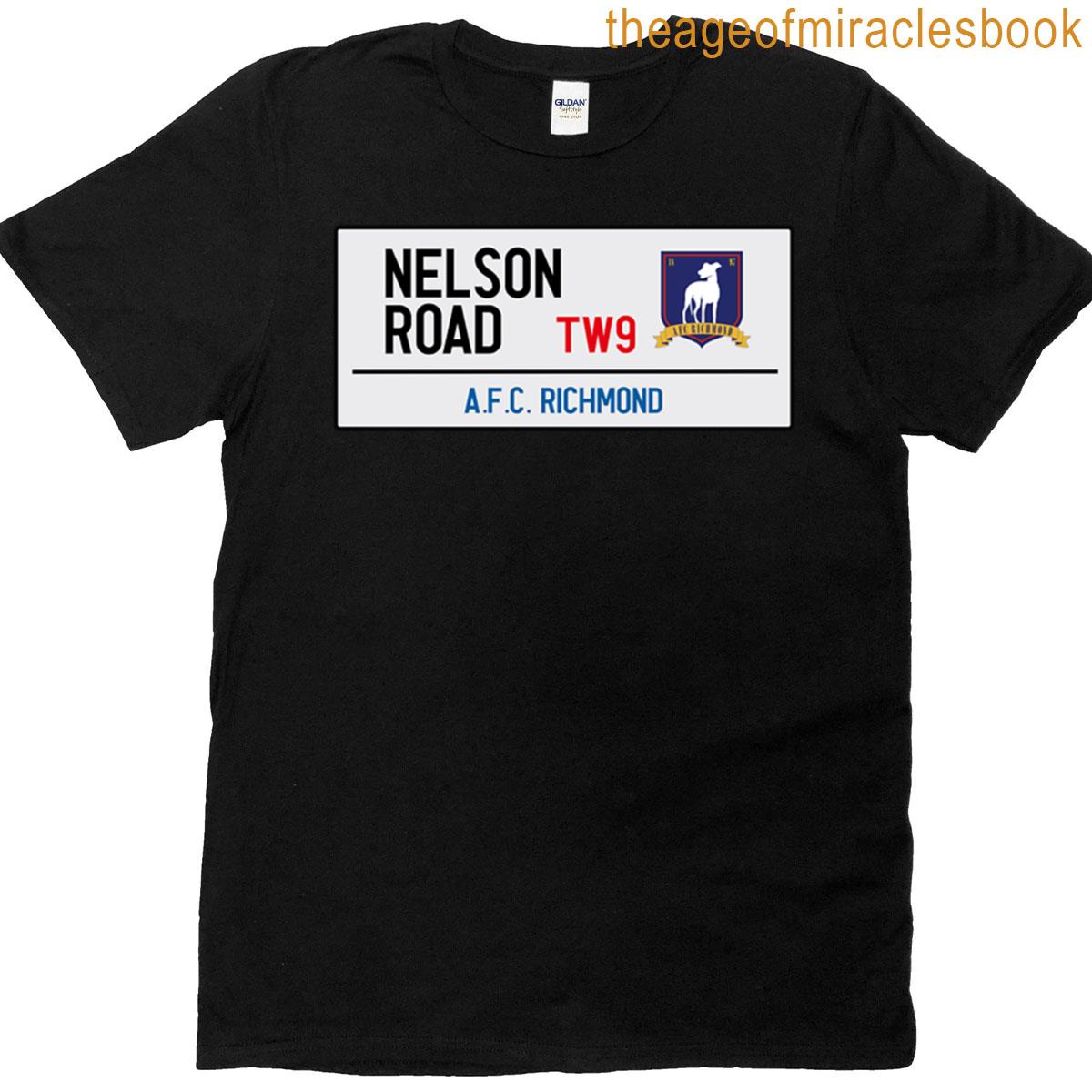 Nelson Road Street Sign T-shirt