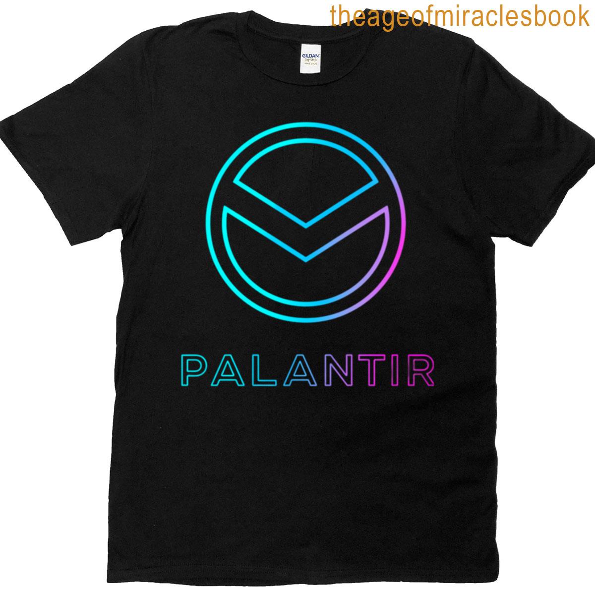 Palantir Technologies Modern Neon Logo T-shirt