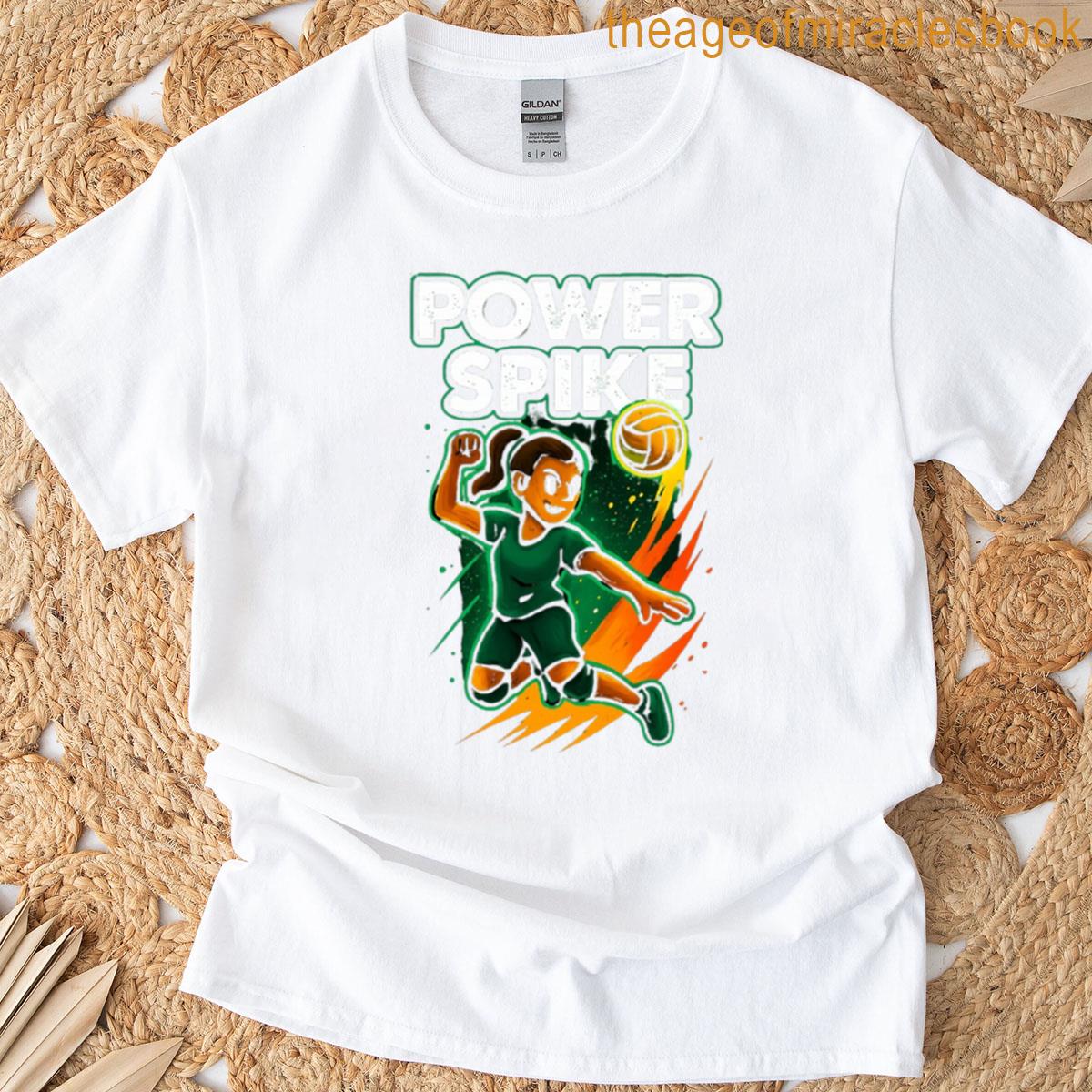 Power Spike Graffiti Volleyball Attack Art T-shirt