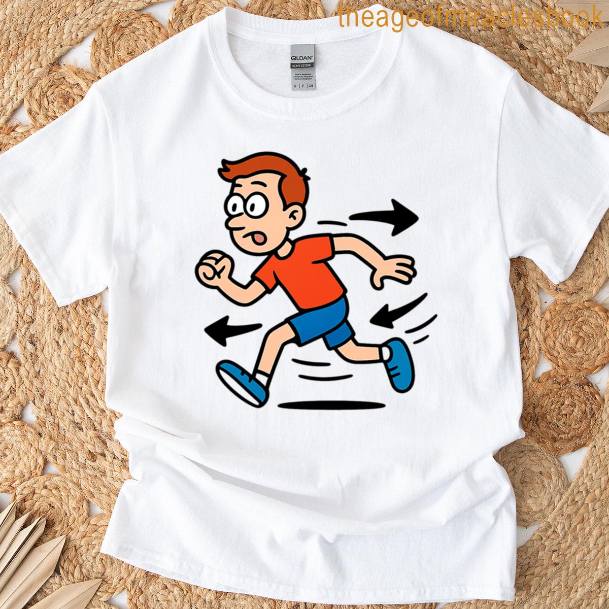 Reverse Running Jogger Backwards T-shirt